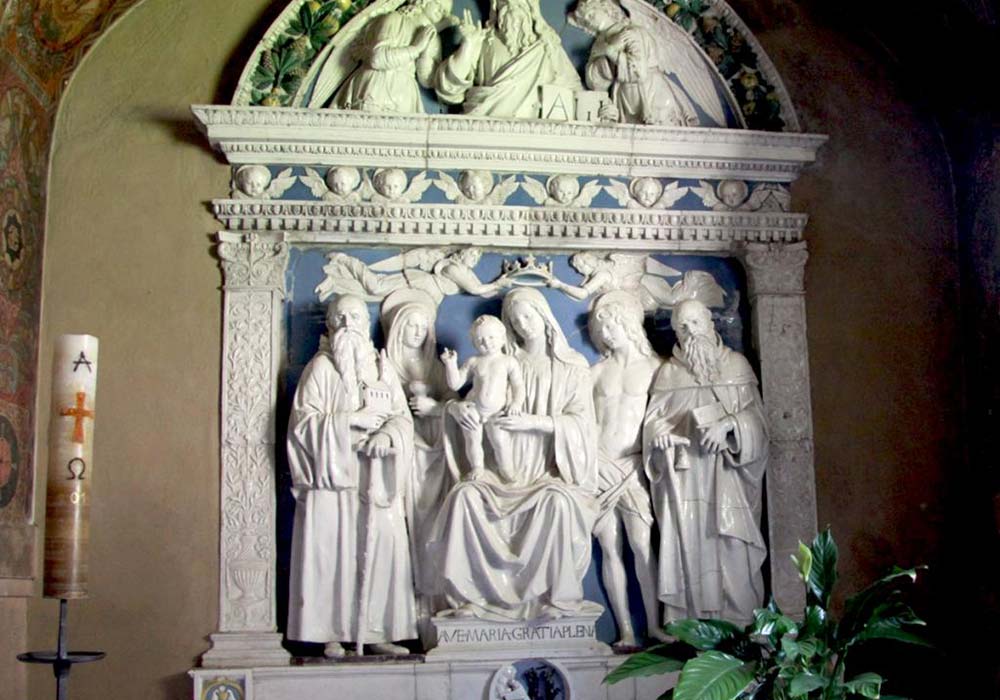 Eremo - Vergine ed il Bambino con i Santi - Andrea della Robbia